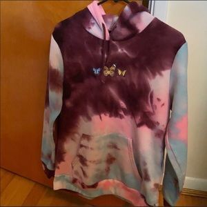 Rue21 Butterfly Tie-dye Hoodie